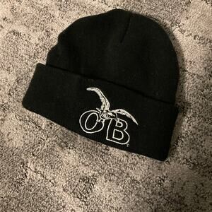 Embroidered Ocean Beach beanie San Diego gull